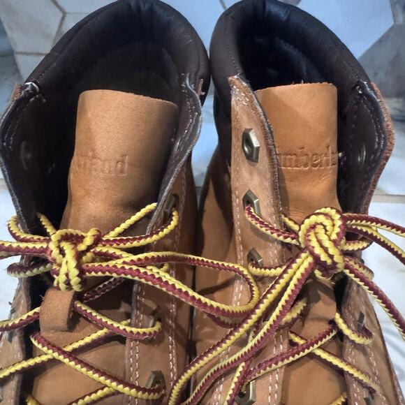 Timberland Women’s Light Suede Leather Lace Up Dausette Sneaker Boots Size 10 - Picture 9 of 12